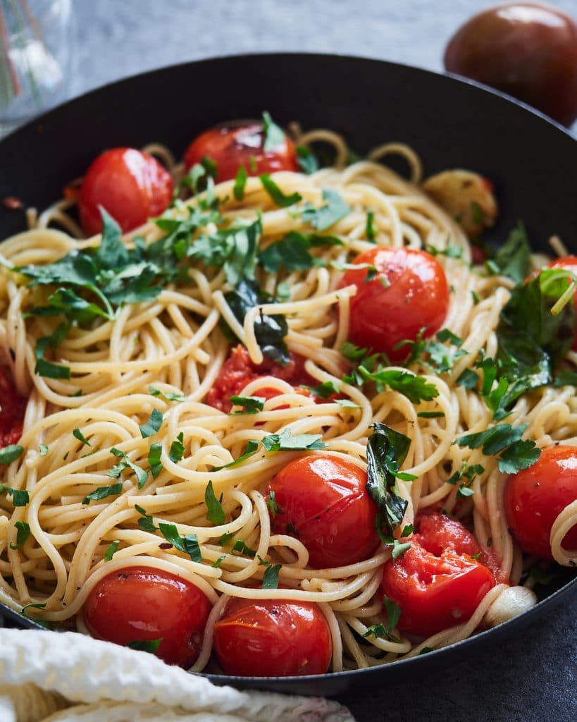 Flavourful Roasted Tomato Spaghetti