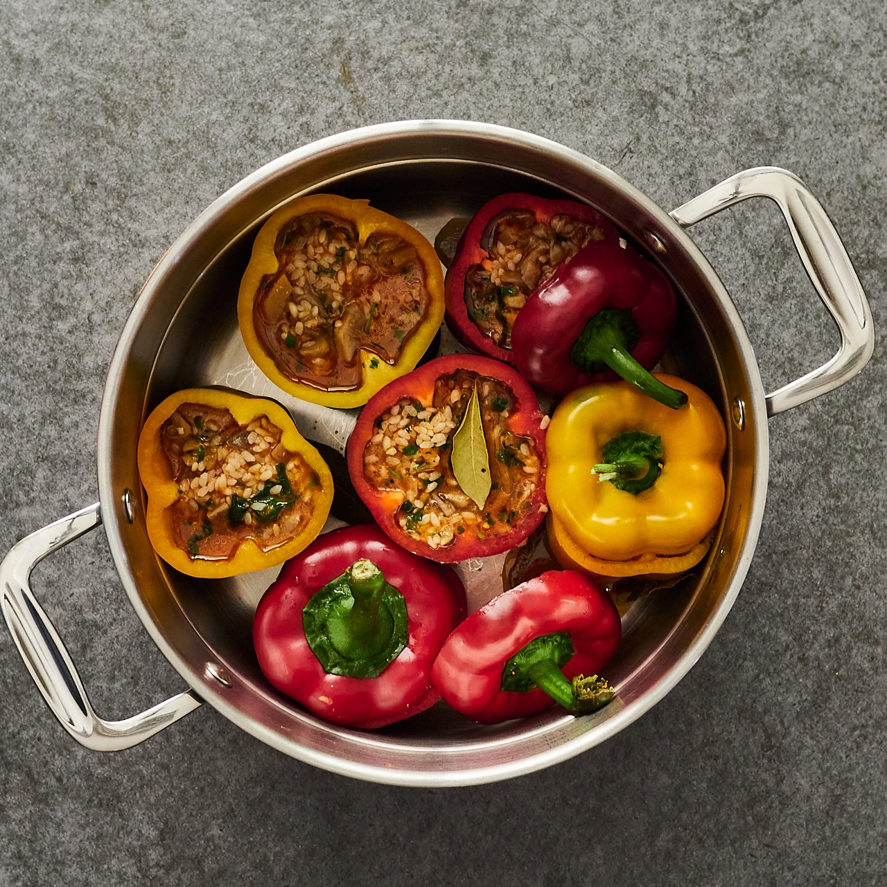 how to stuff bell peppers