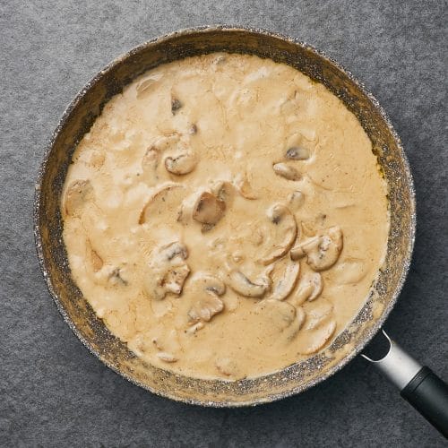 Mushroom Sauce with Coconut Milk - Delice Recipes