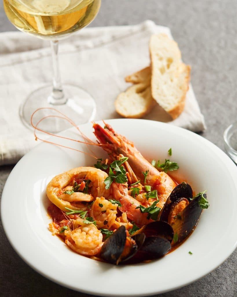 Seafood Stew with Tomato Sauce Recipe - Delice Recipes