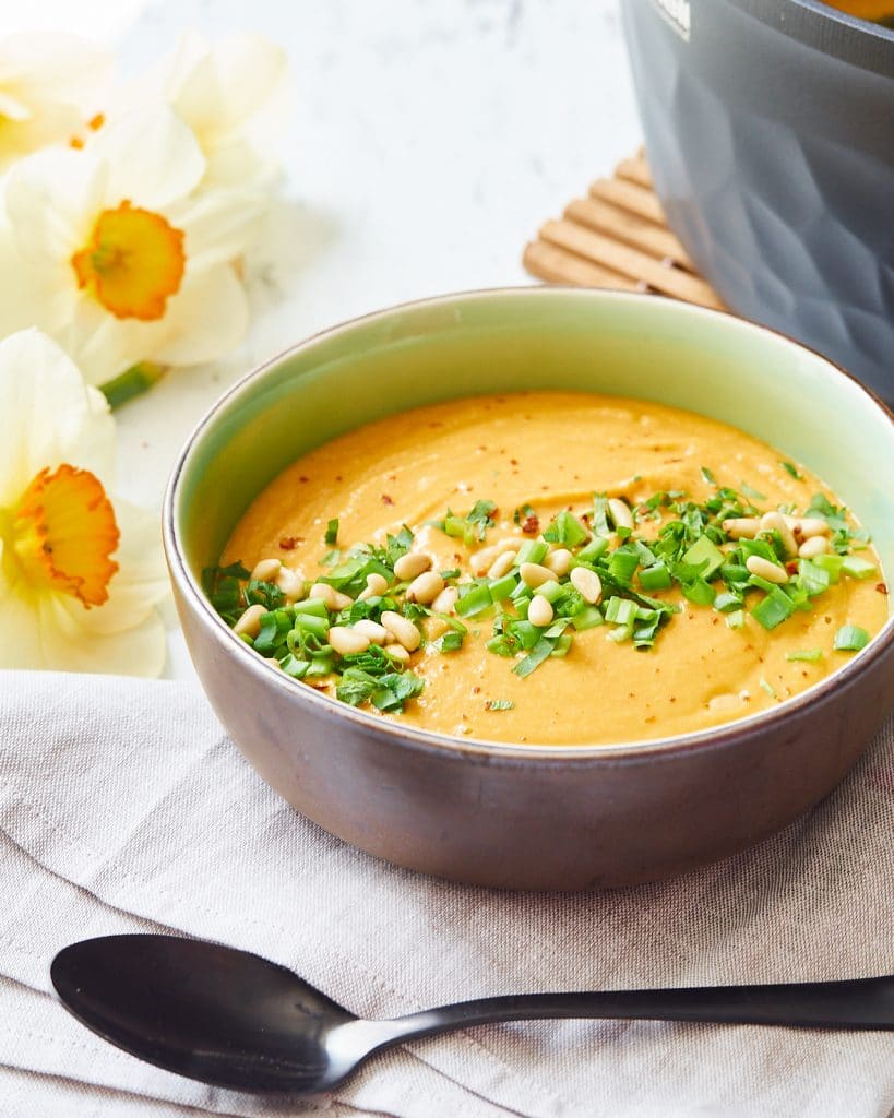 Carrot Miso Soup with Ginger