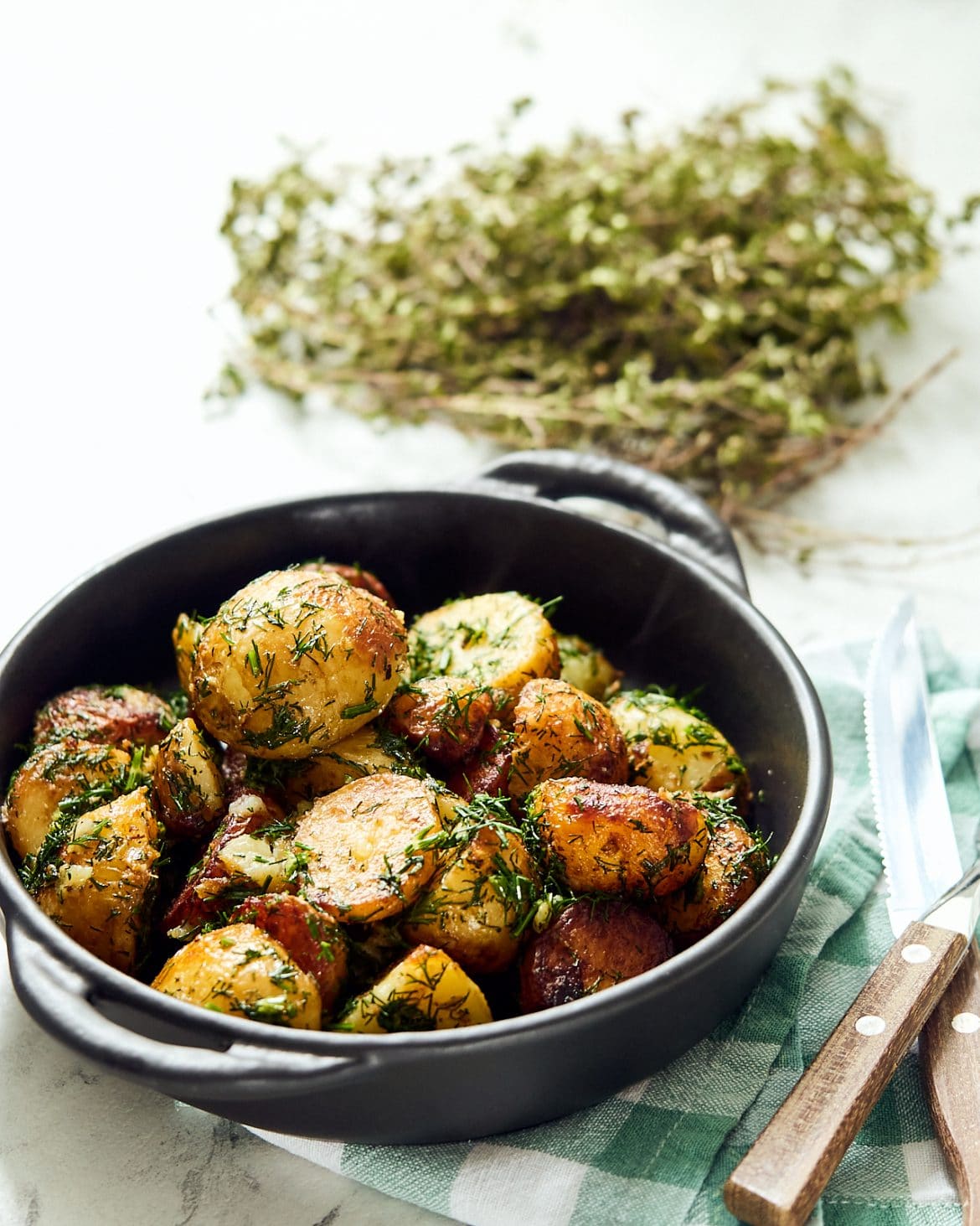 Classic Buttered Dill Potatoes