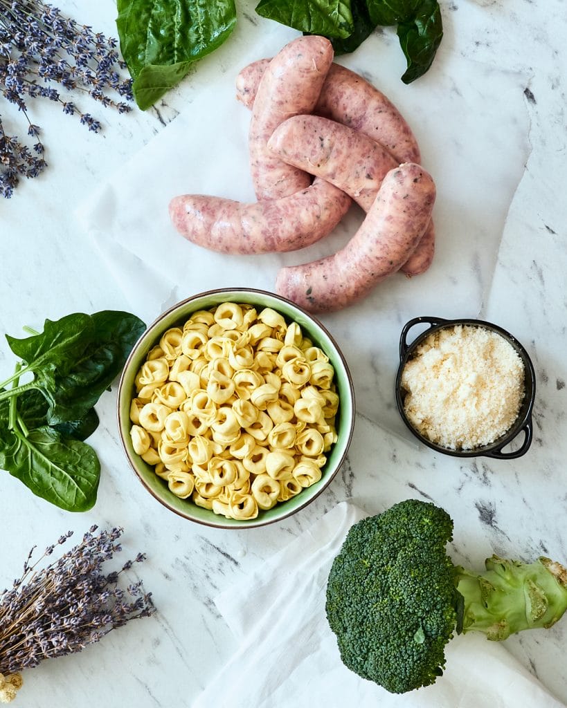 Sausage, Broccoli & Tortellini One-pot