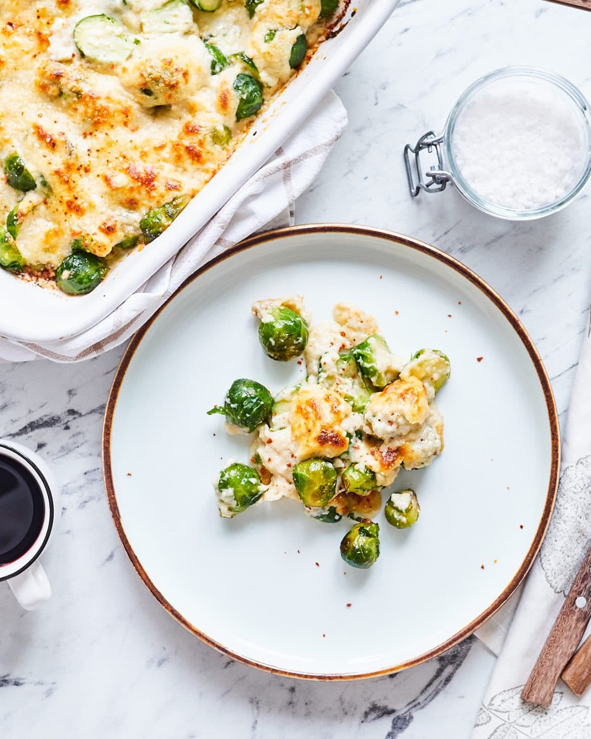 Crispy and Cheesy Brussel Sprouts