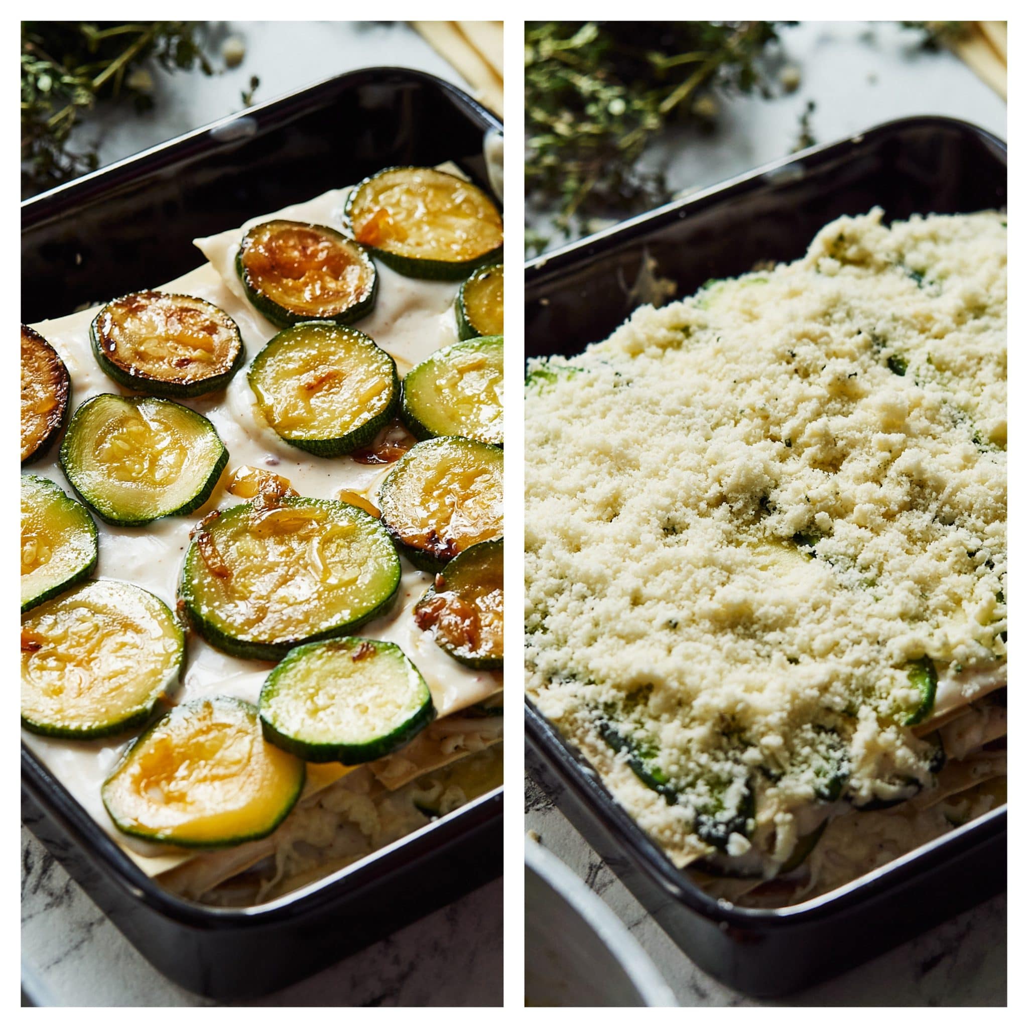 how to prepare zucchini lasagna
