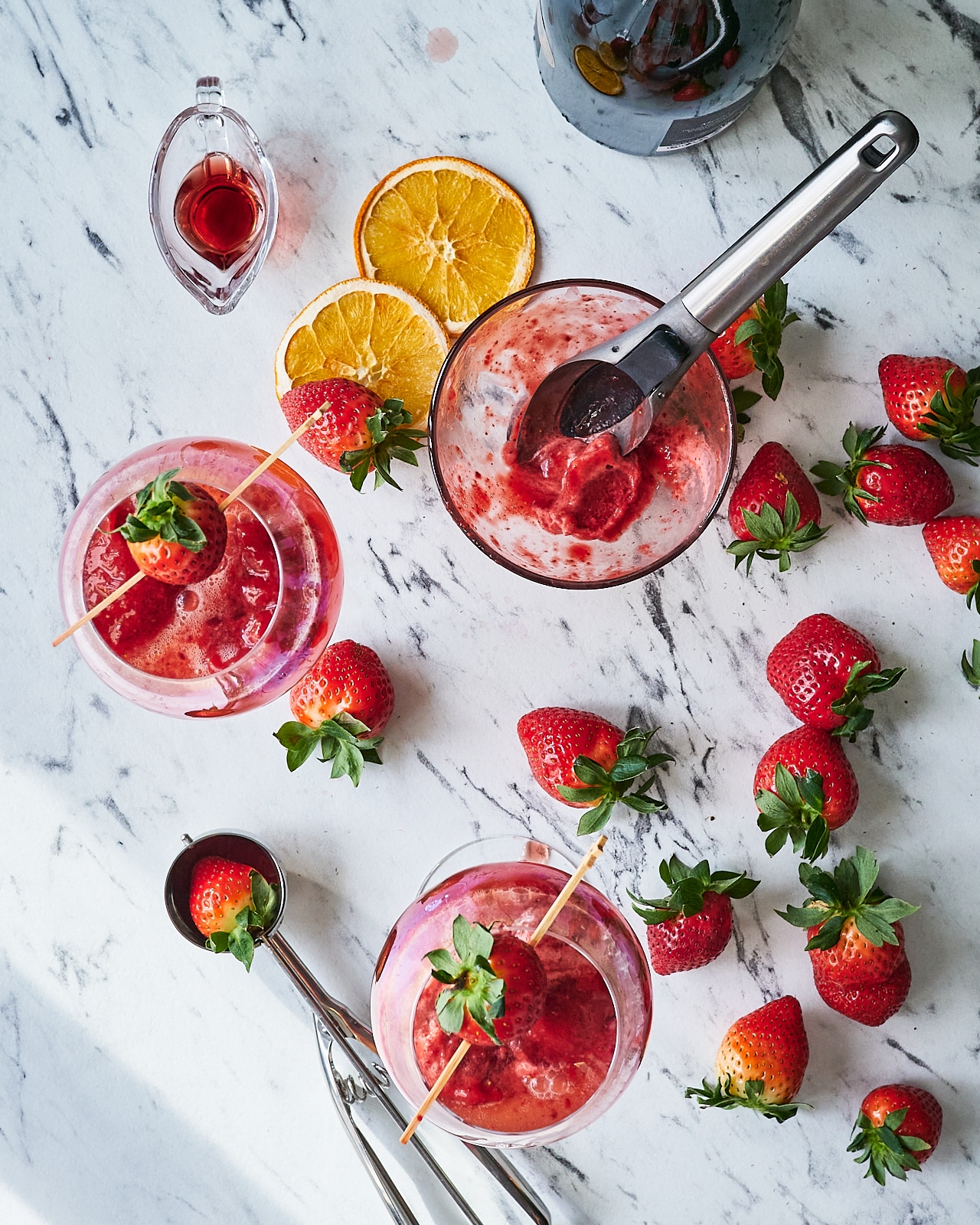 Valentine's Day Strawberry Cocktail