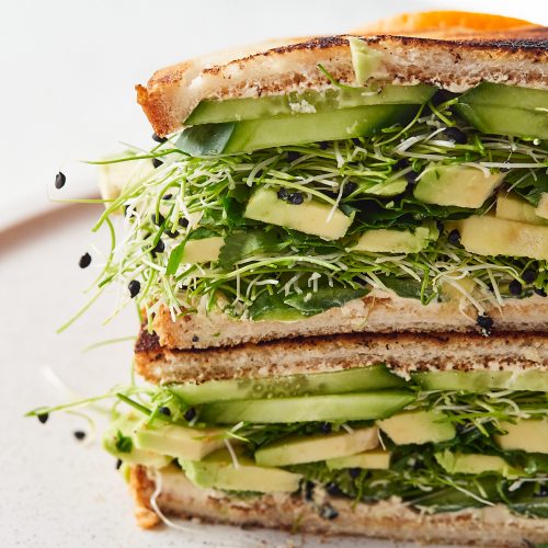 green sandwich