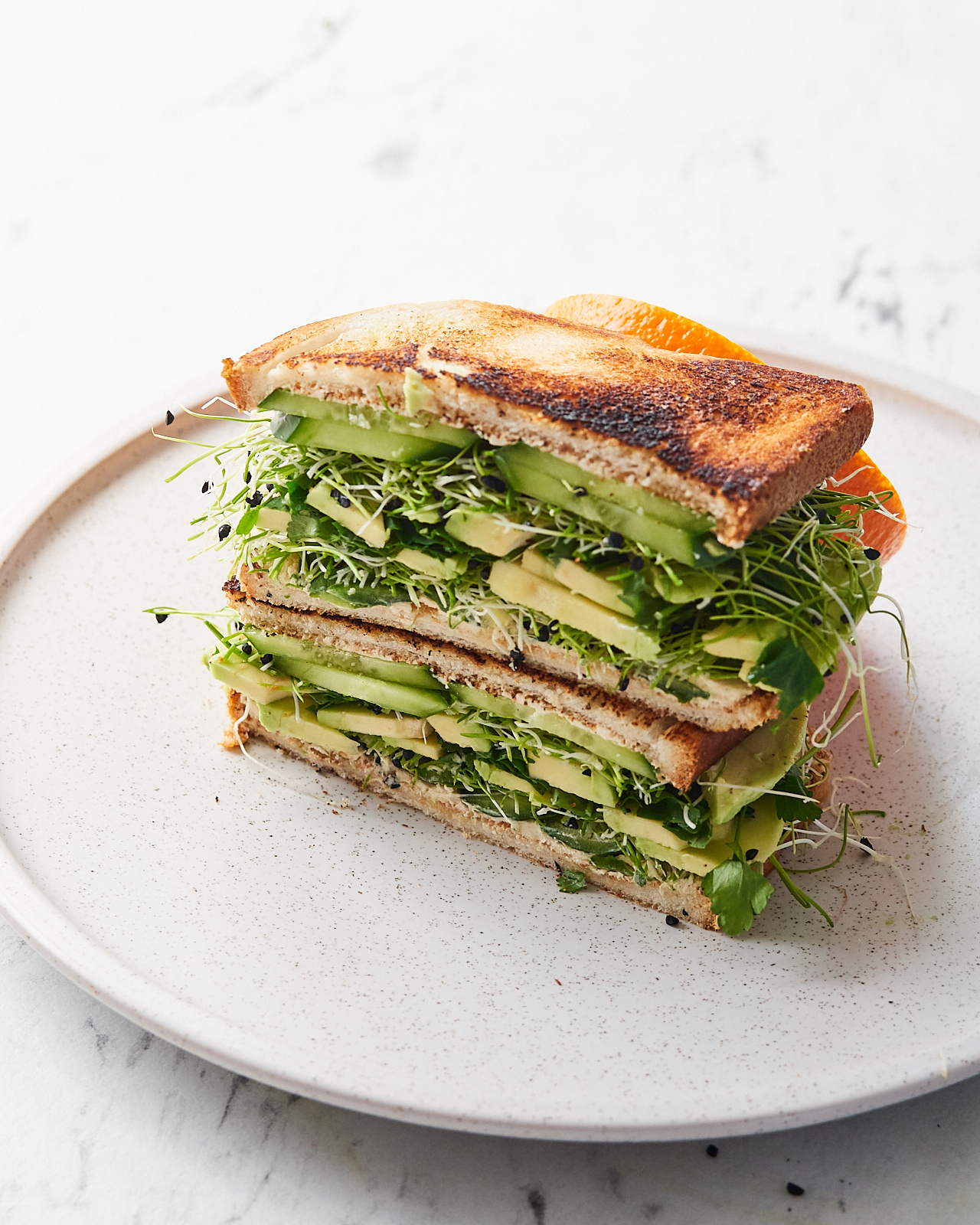 green sandwich recipe