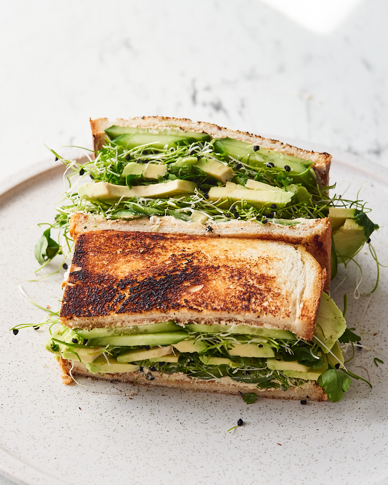 green sandwich recipe