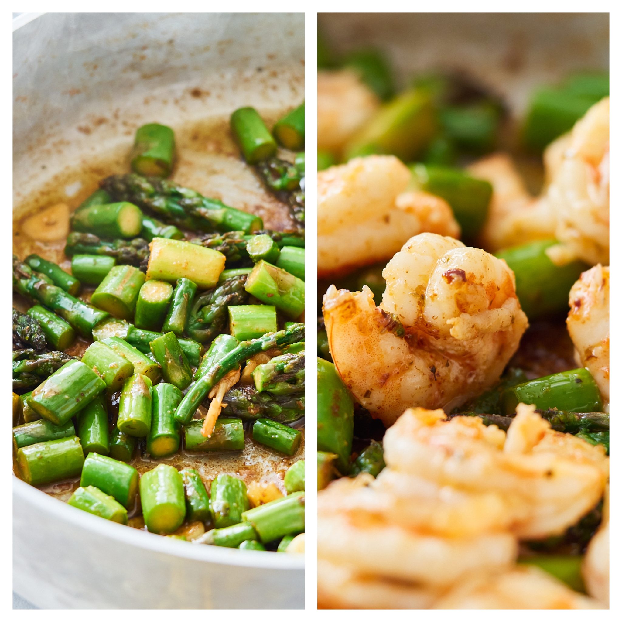 how to cook asparagus and shrimp