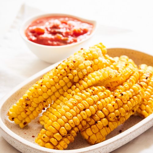 air fryer corn ribs recipe