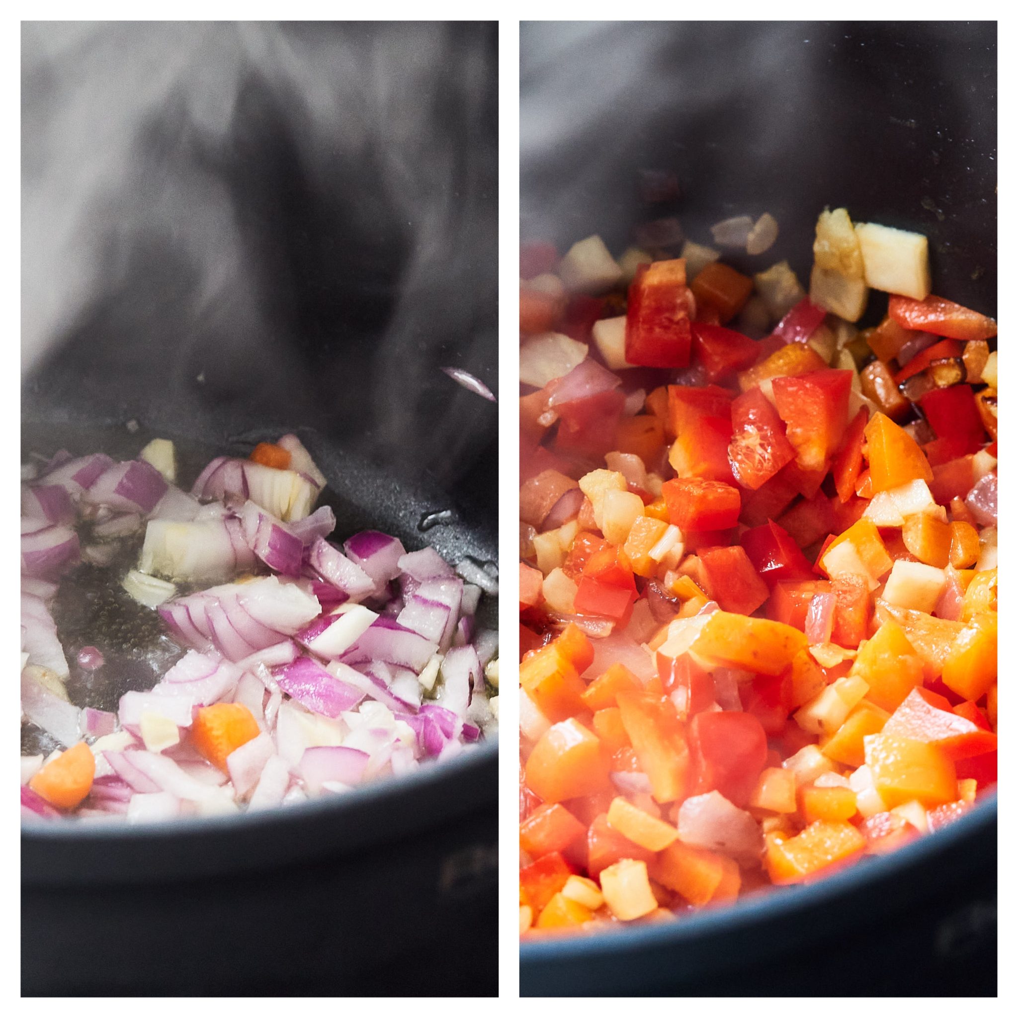 sauteed-veggies-bean-soup