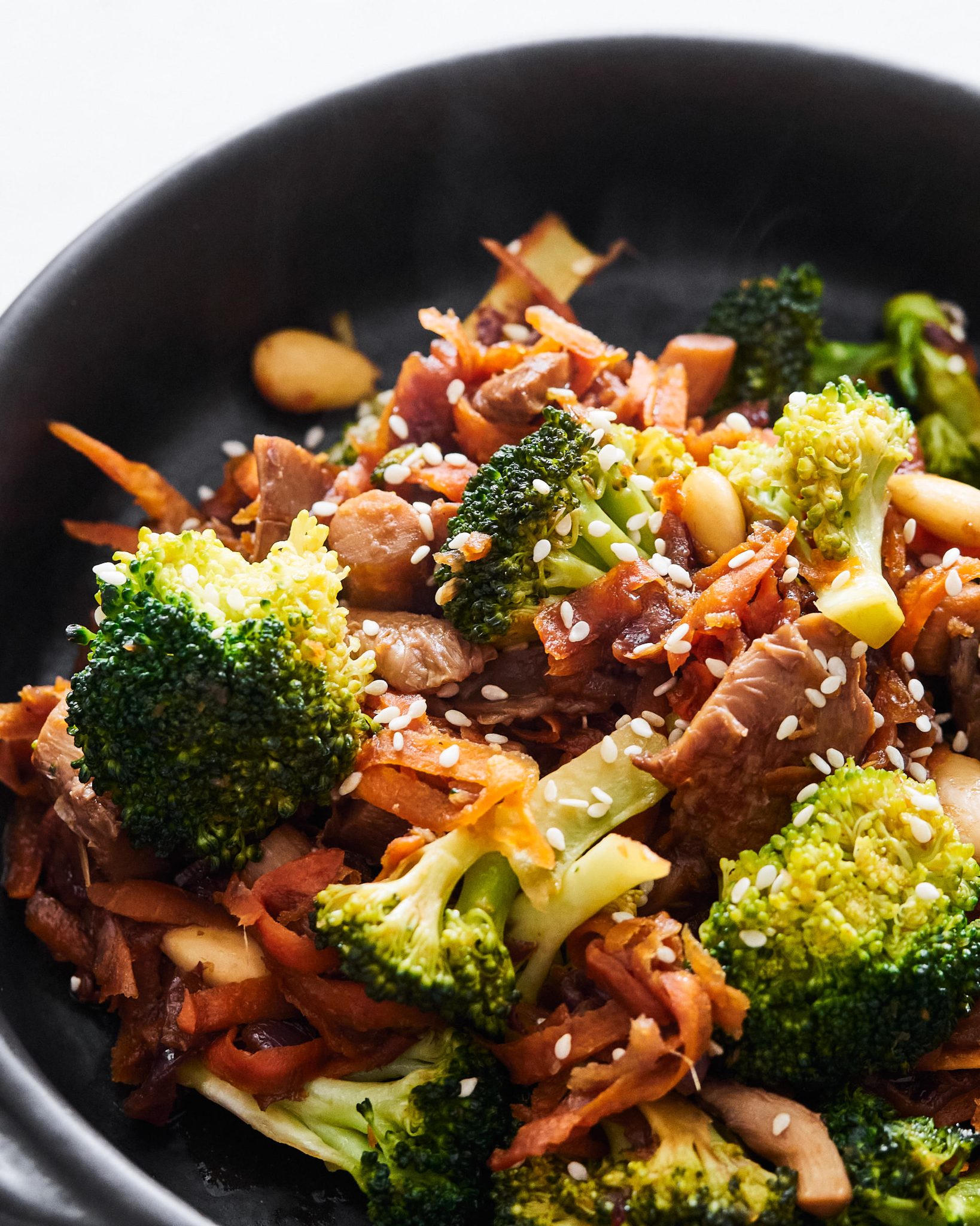 Broccoli and Mushroom Stir-Fry 