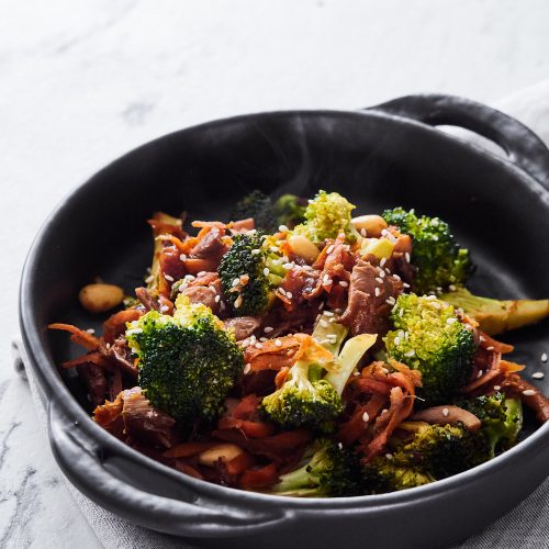 Aromatic Broccoli and Mushroom Stir-Fry
