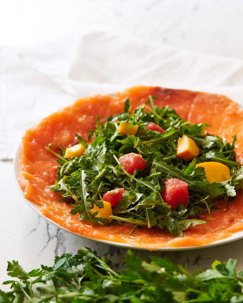 Making Salmon Appetizers Citrus Salmon Carpaccio Delice Recipes