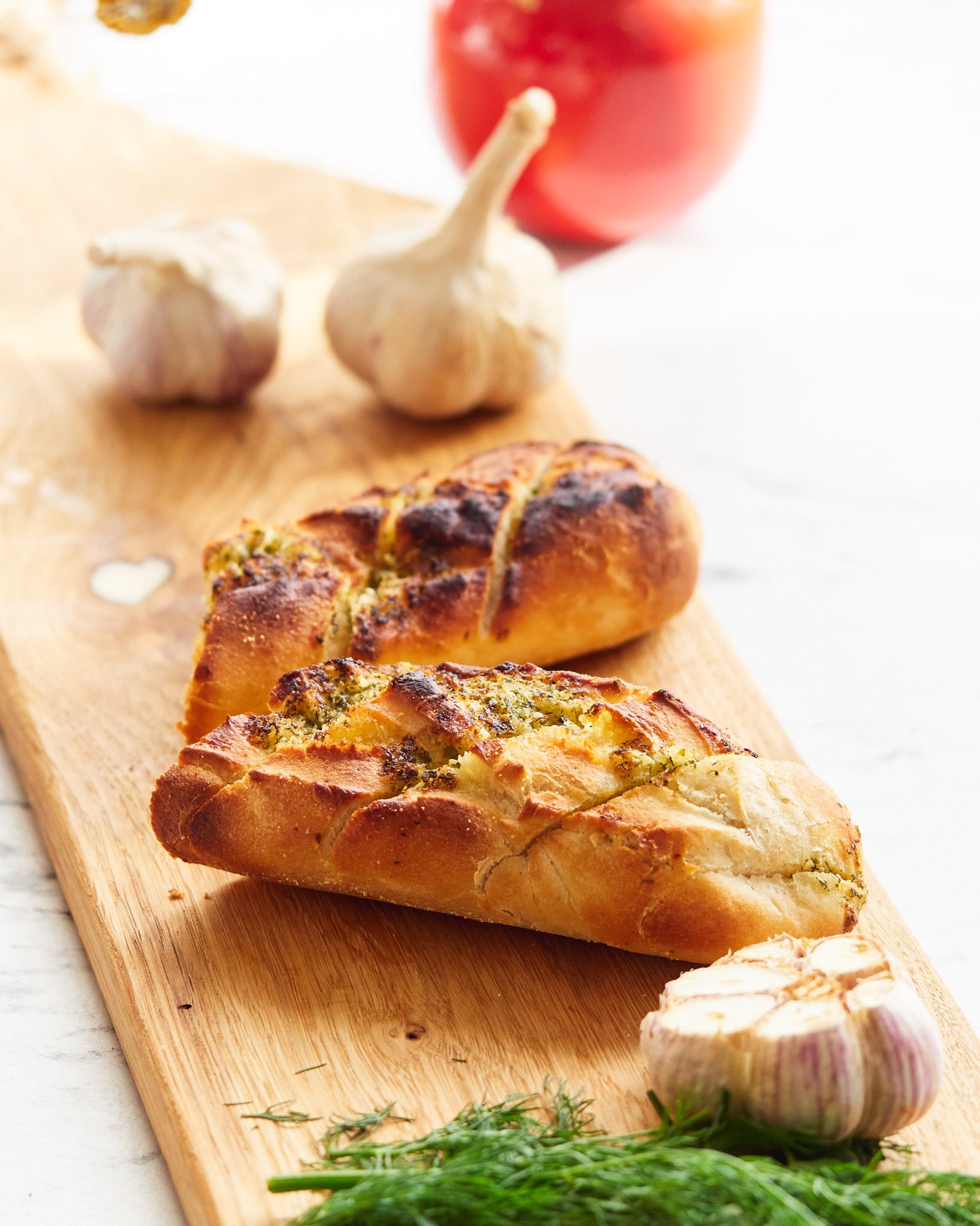 Air fryer garlic bread recipe