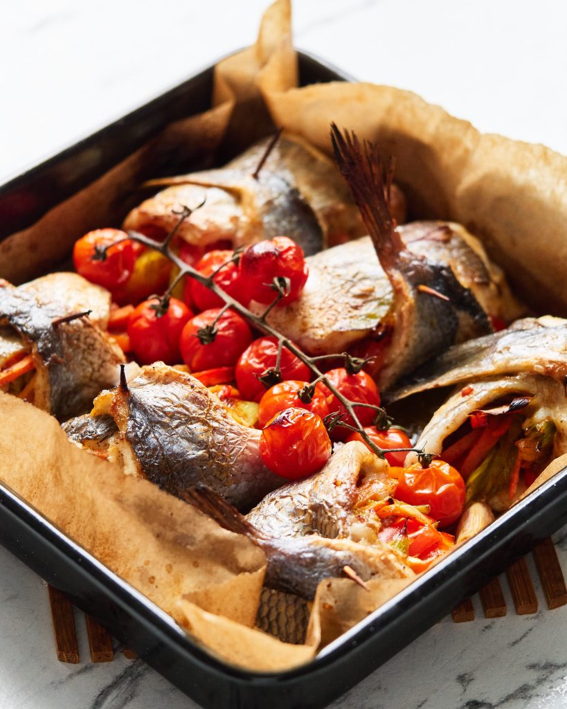 Vegetable Stuffed Sea Bream Fillet Rollups [Video] Delice Recipes