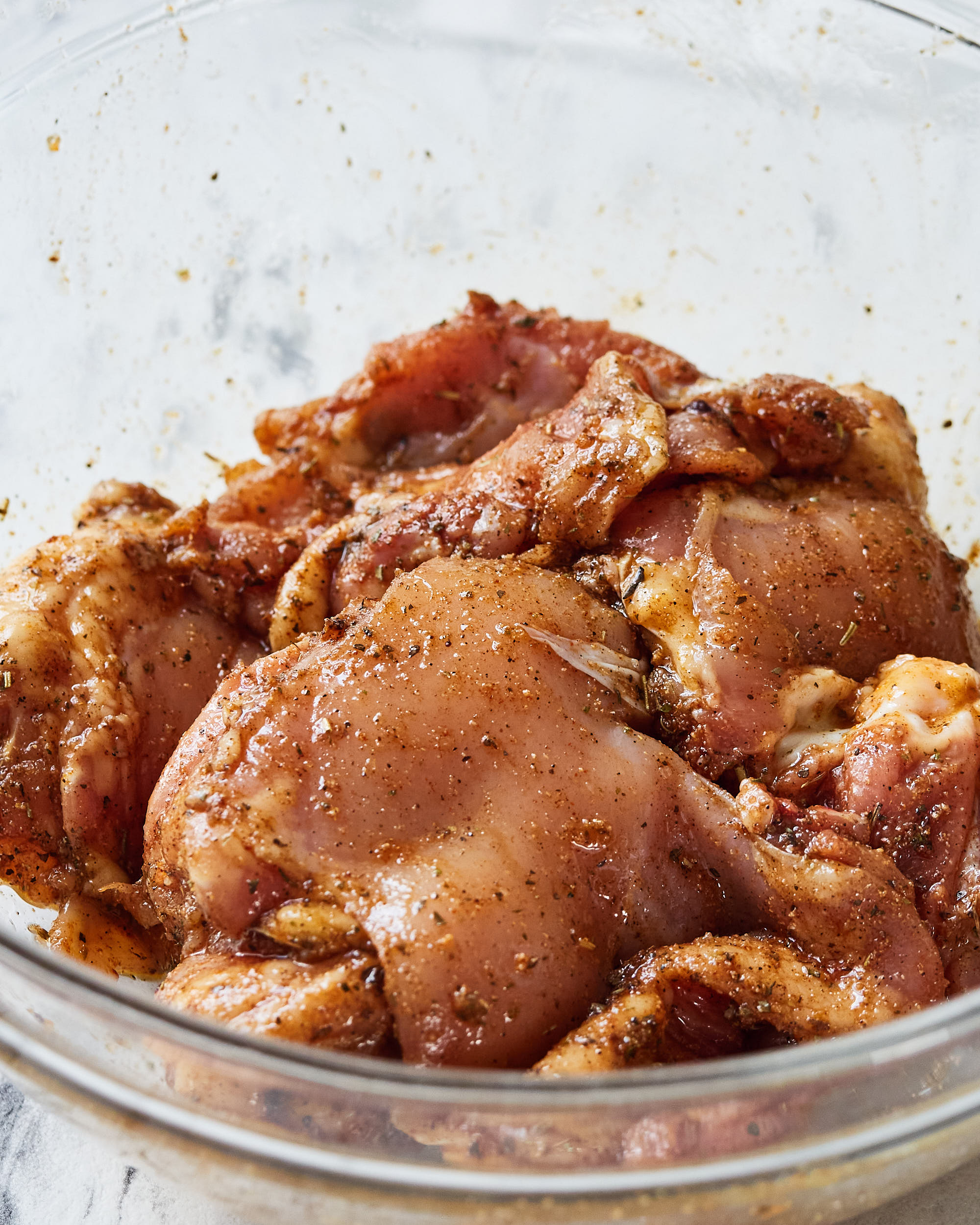 Air Fryer Chicken Thigh Recipe Step 1