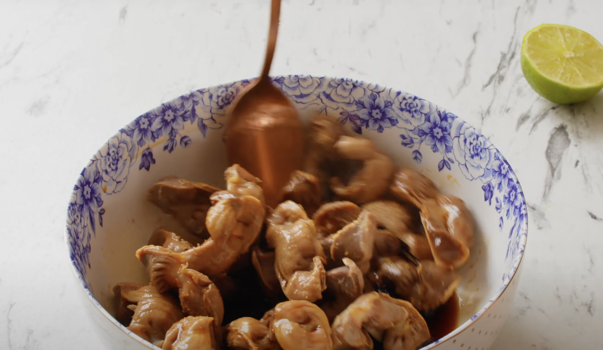 Air Fryer Chicken Gizzard Skewers Recipe Step 2