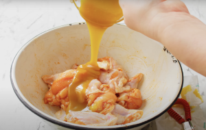 Air Fryer honey mustard chicken wings recipe step 3