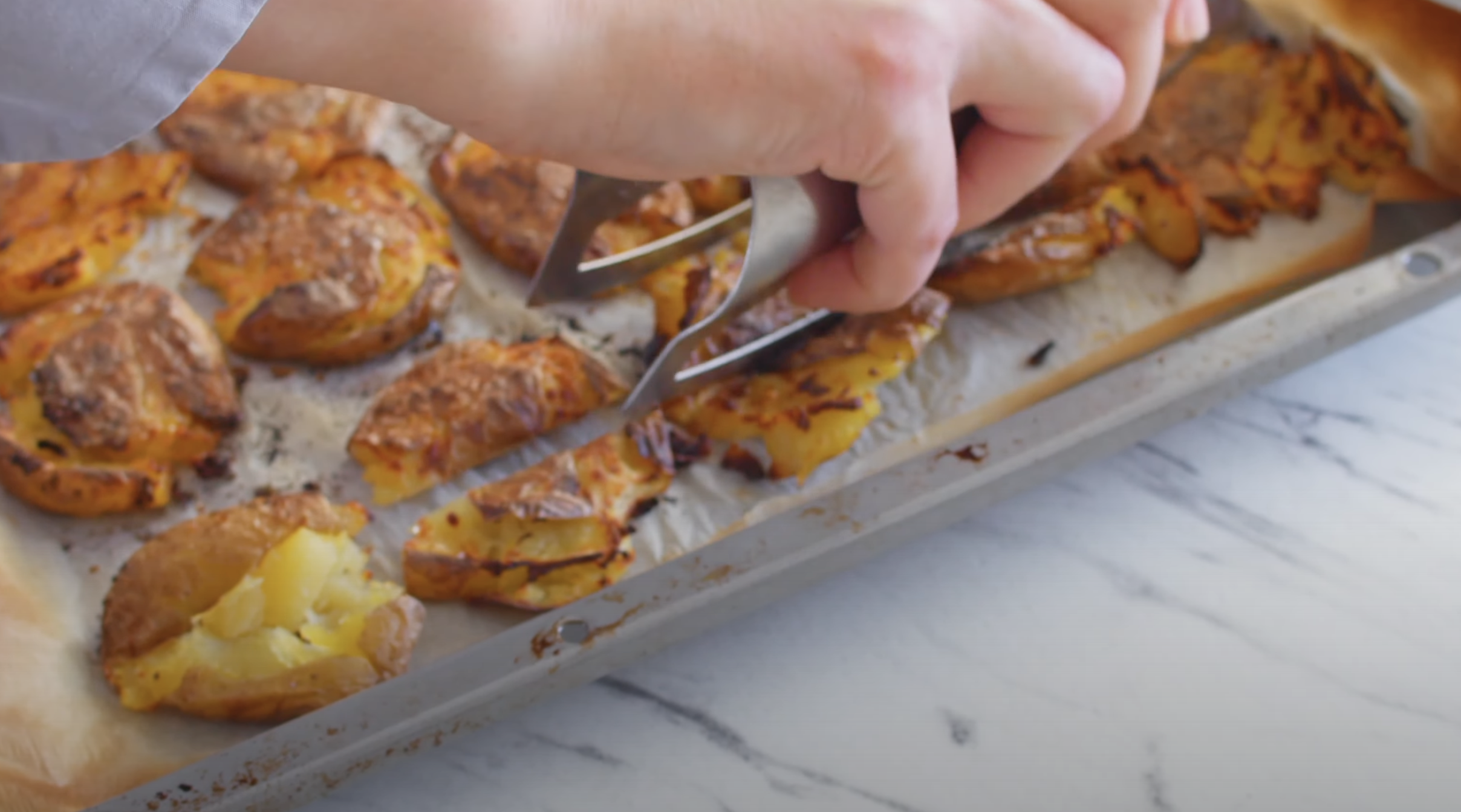 Smashed Potatoes with Homemade Mayo Recipe Step 4