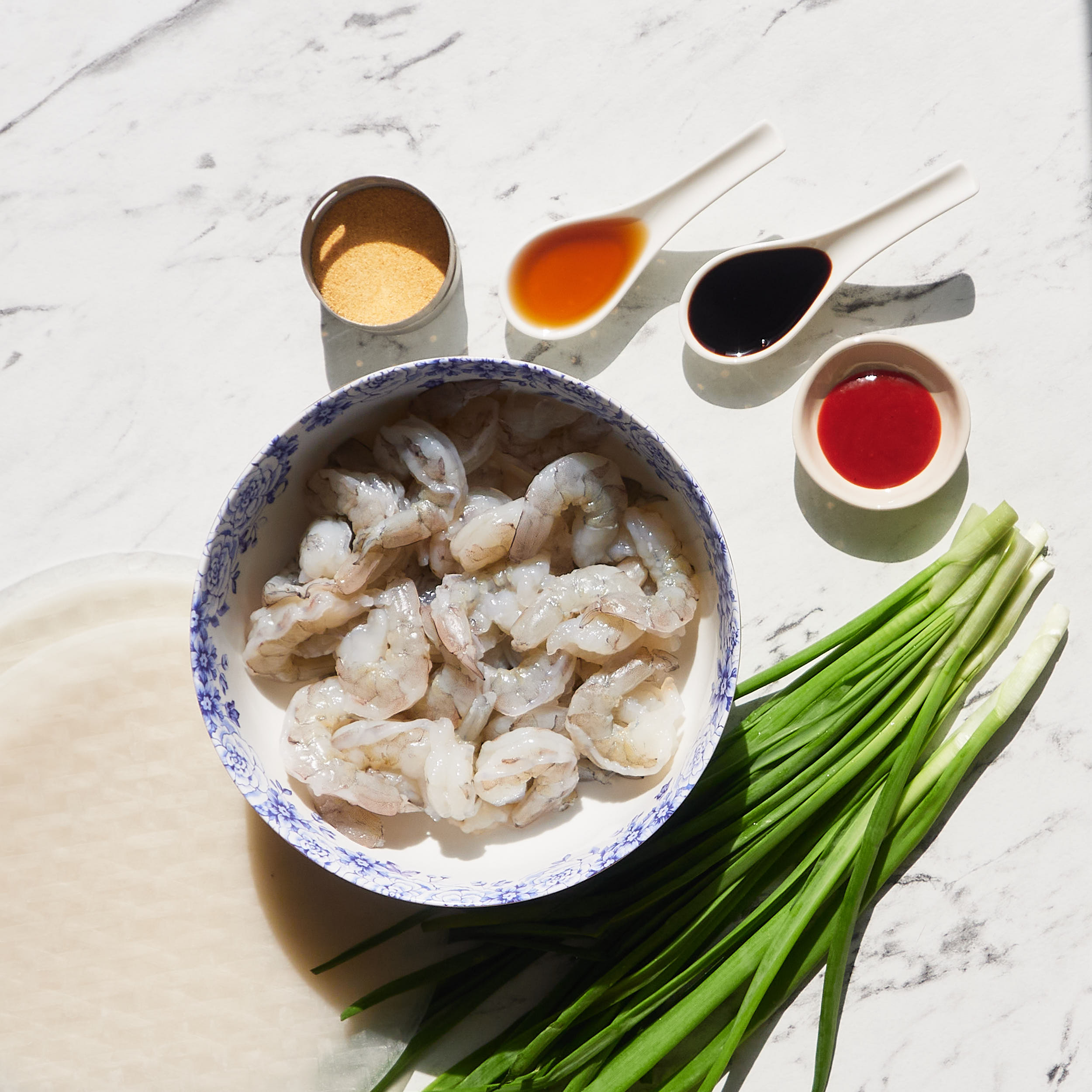 Air Fryer Rice Paper Shrimp Wrap Recipe Ingredients