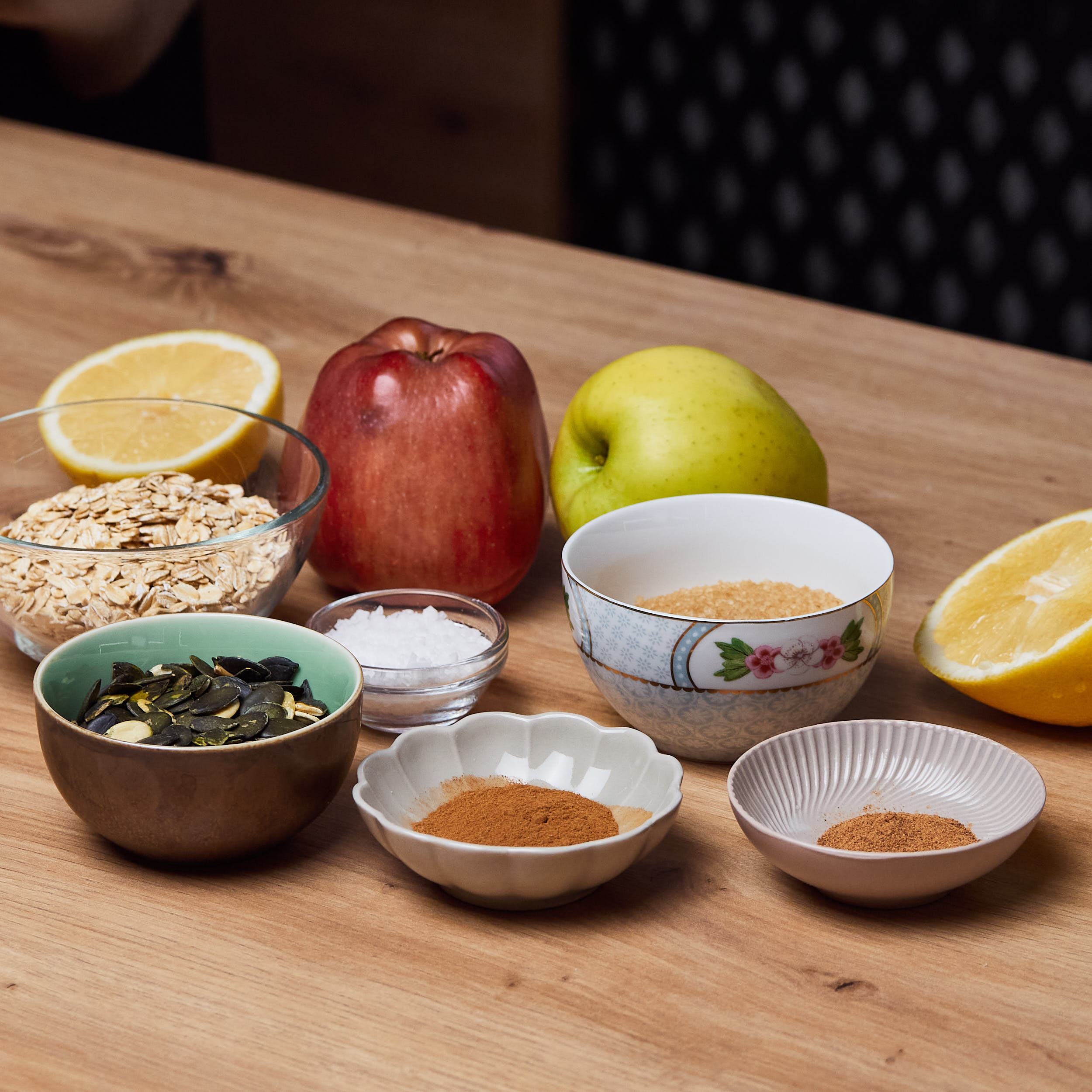 Air Fryer Cinnamon Apples Recipe Ingredients