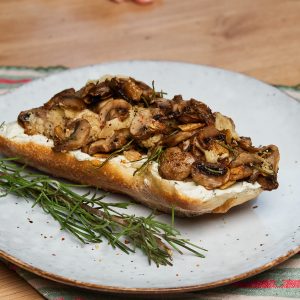 Air Fryer Mushrooms Sandwich Recipe