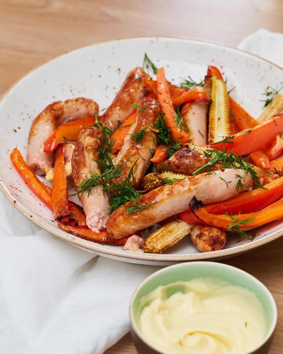 Air Fryer Sausage and Veggies Recipe