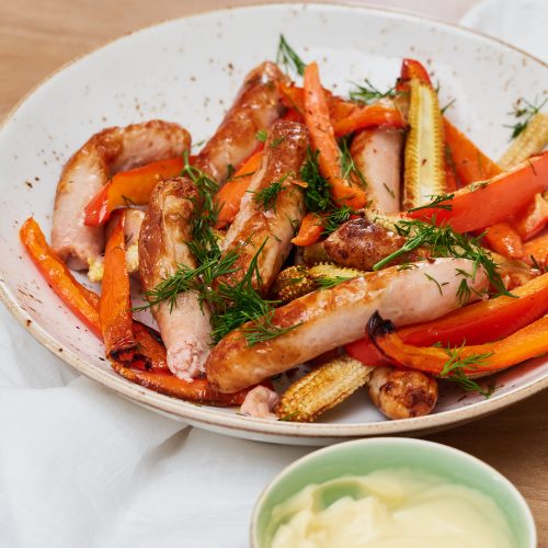 Air Fryer Sausage and Veggies Recipe