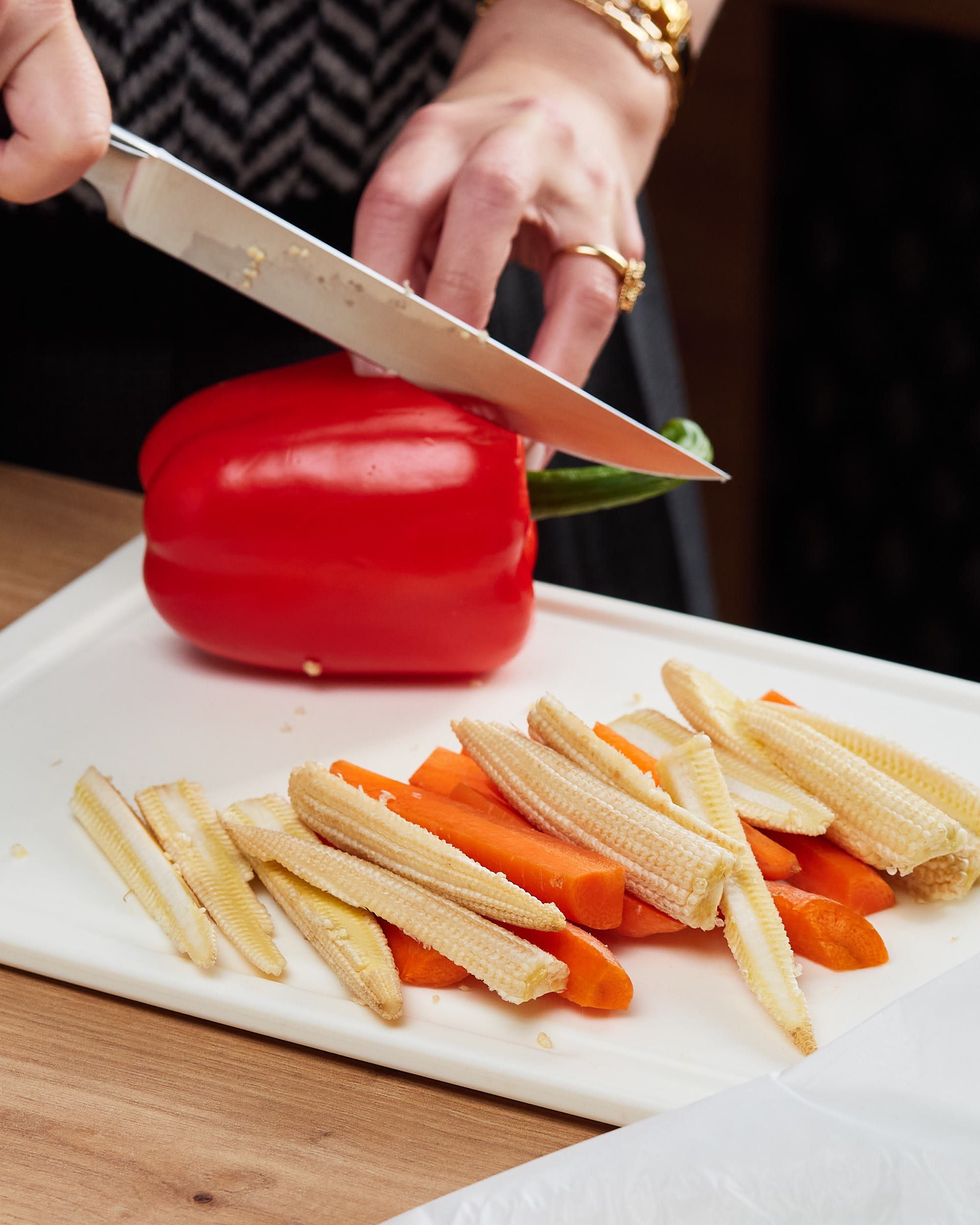 Air Fryer Sausage and Veggies Recipe Step 1