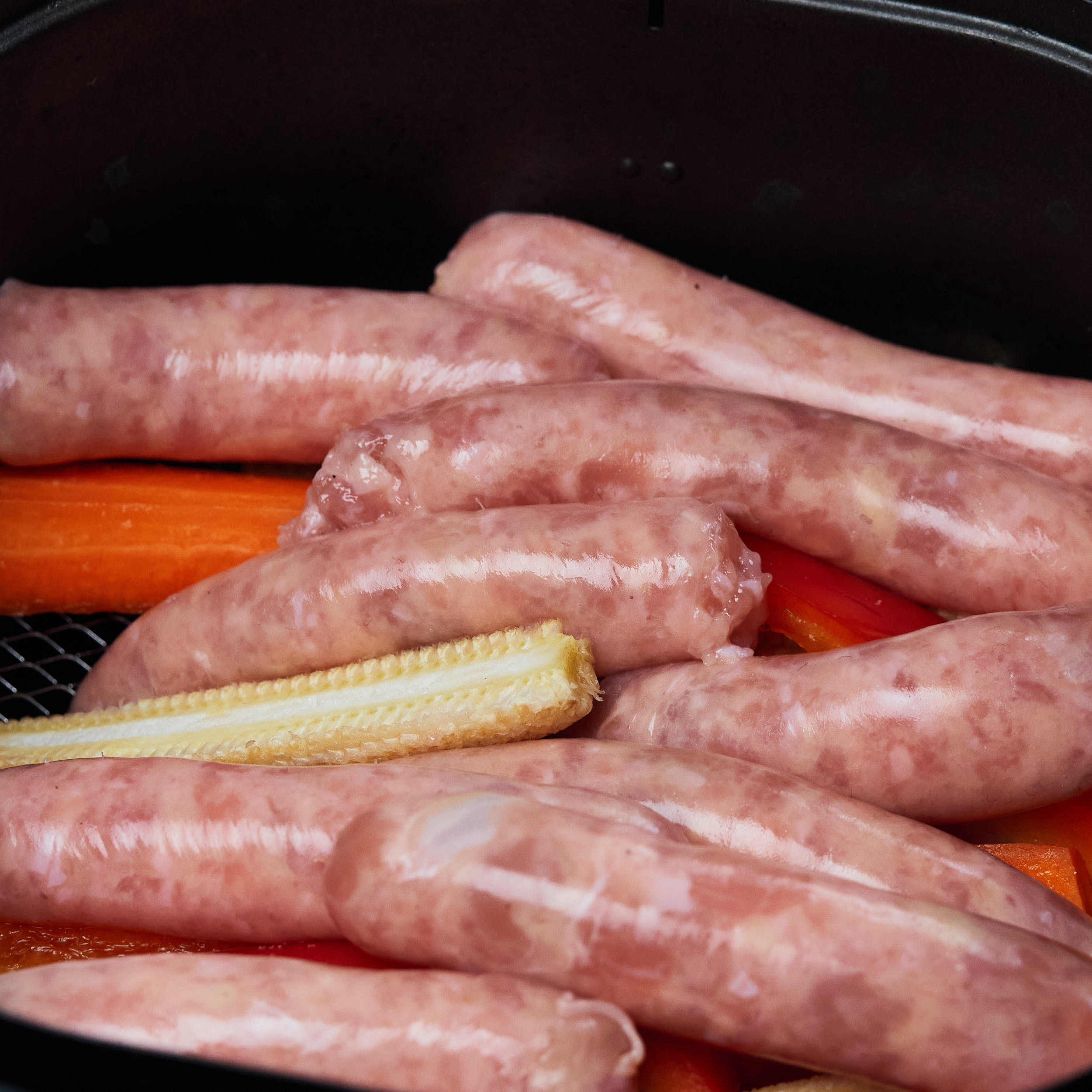 Air Fryer Sausage and Veggies Recipe Step 2