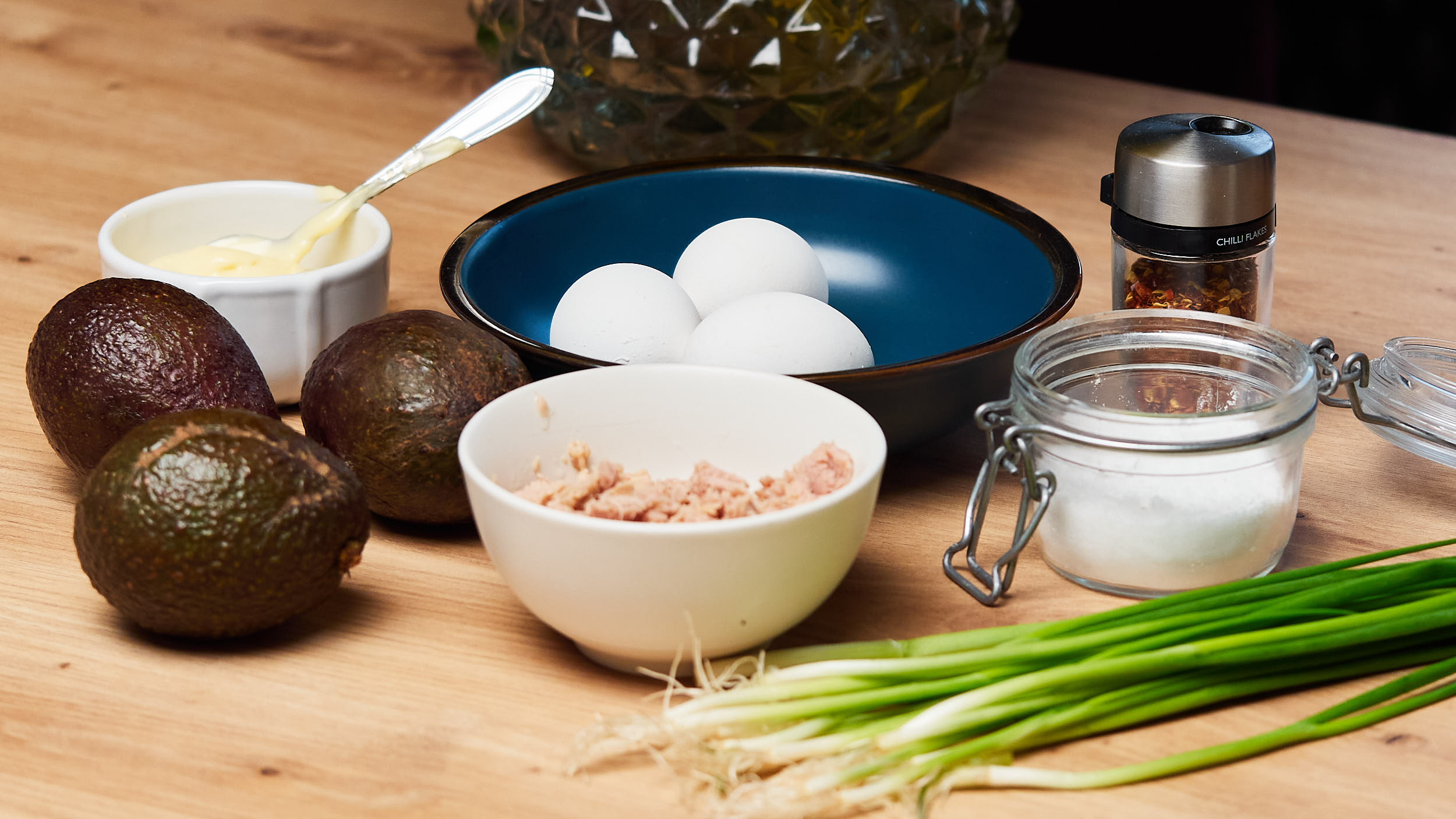 Keto Stuffed Avocados Recipe Ingredients