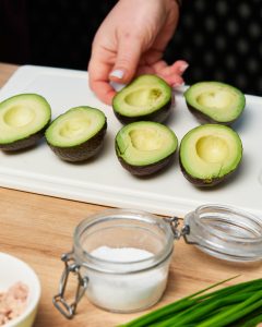 Keto Stuffed Avocados Recipe Step 1