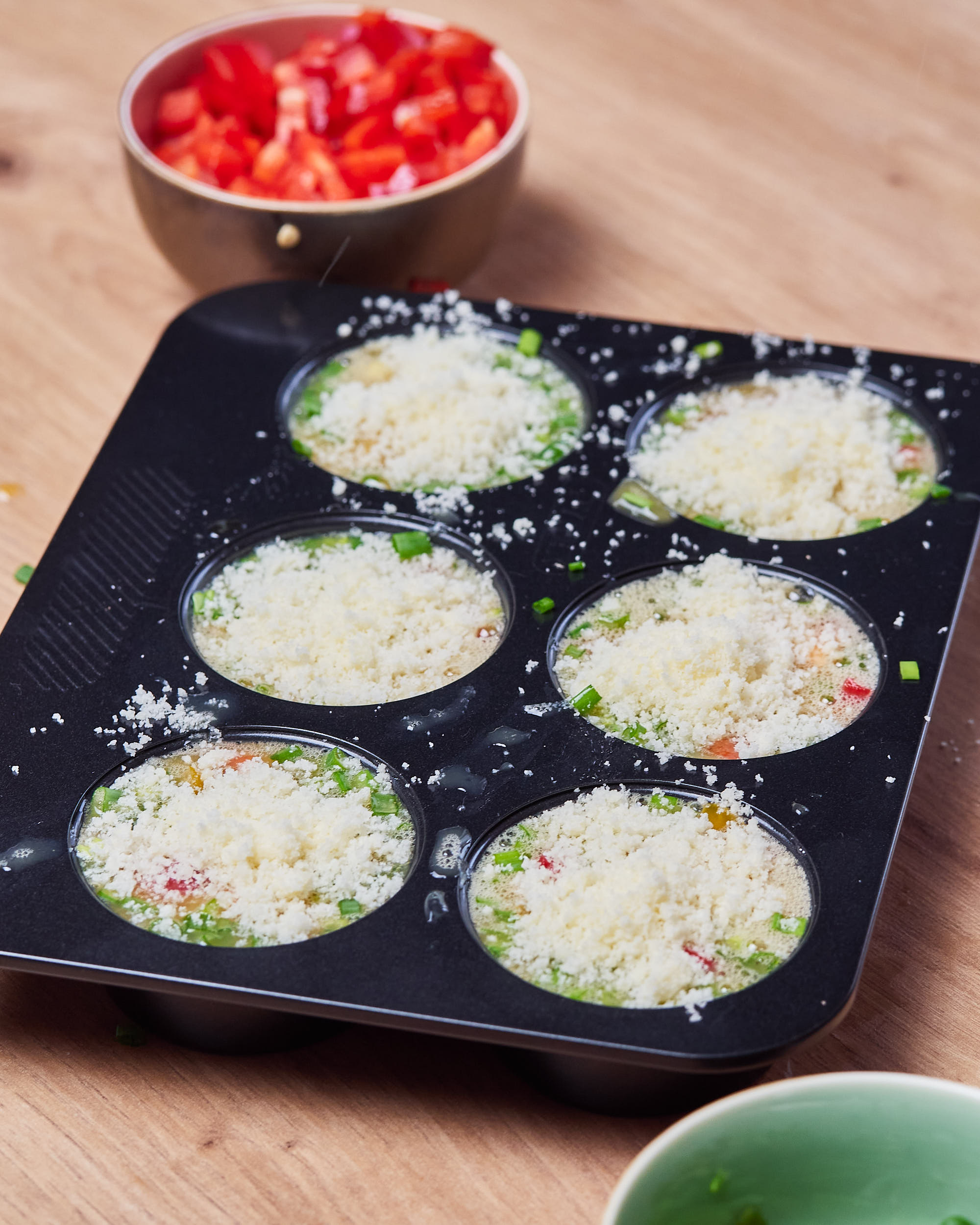 Keto Egg Muffins Recipe Step 2